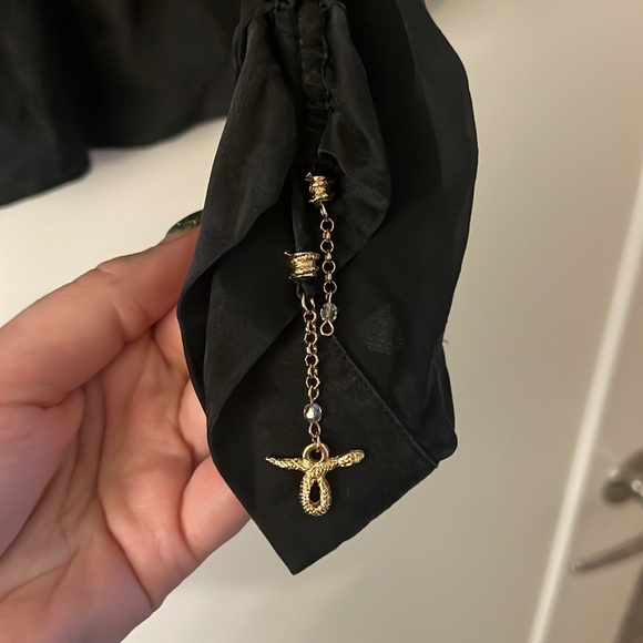 Roberto Cavalli black silk button down - Picture 4 of 8